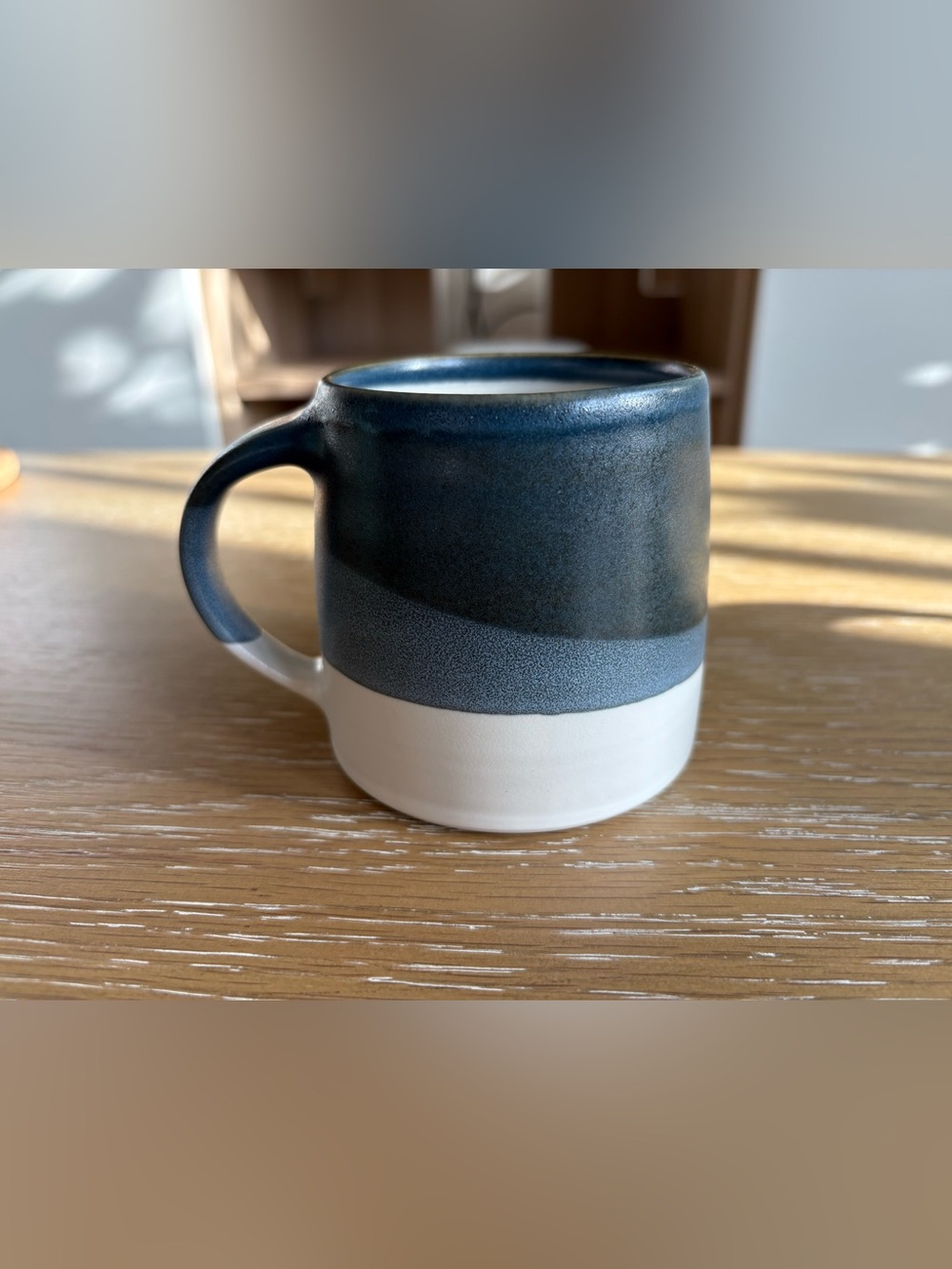 KINTO Mug, 11 fl oz (320 ml), Navy x White